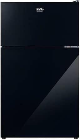 Frigobar Eos 88 Litros Duplex Preto com Porta de Vidro Efb140v 220v