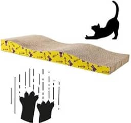 Arranhador Para Gato Brinquedo De Papelão C/Erva Catnip