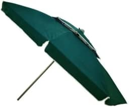 Guarda-sol 2,40m em Poliéster com Ângulo Regulável, Sombrinha/Sombreiro de Praia Gigante - Guarda-sol Mor Grande para Churrasco, Piscina e Camping, Proteção UV e Estrutura Reforçada