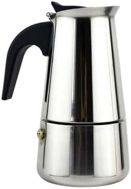 Cafeteira Italiana Inox 9 Xícaras (450ml) – Design Moderno, Café Espresso Tradicional