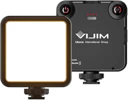 ULANZI VL-81 Luz de vídeo LED bicolor de 3000 mAh com Softbox – 3200K-5600K + CRI95 luz de câmera recarregável, 3 suportes frios para DSLR/GoPro/Sony/Canon/iPhone, filmagem Vlog TikTok ao vivo e