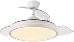 Ventilador Pás Retrátil Transp. Air Basic Led Contr. Remoto (Branco)