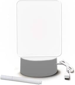 Luminária 3D LED Quadro De Mensagem - Presente Criativo - Decoração Romântica Quarto - Luminária USB Decorativa - Presente Romântico