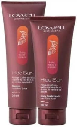 Kit Lowell Hide Sun Shampoo 240ml + Condicionador 200ml