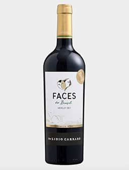 Lídio Carraro Faces do Brasil Merlot Vinho 750 ml