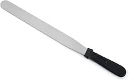 Espatula Confeiteiro Reta Tramanho Grande Em Inox Para Alisar e Decorar Bolos 32cm