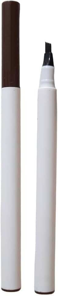 Caneta Fio a Fio para Sobrancelha e Barba Microblading Tridente Resistente a Agua (Castanho Claro Pink 21)