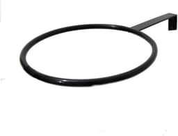 Suporte Bola Suiça Preto Reforçado De Parede Resistente Pilates Fisioterapia Musculação Fitness Academia