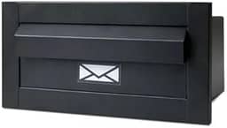 Caixinha De Correio Inox Moderna 29cm (All Black)