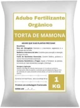 Genérico Adubo Orgânico Torta de Mamona Crescimento e Desenvolvimento de Plantas NPK (5kg)