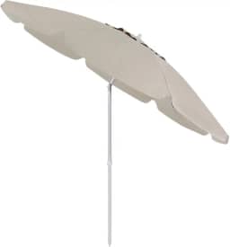 Bel - Guarda-Sol Articulado em Bagum e Haste de Alumínio de 2,40m Bege