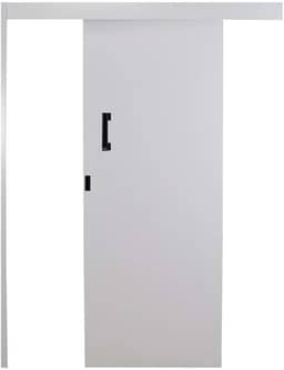 Porta de Correr Sobrepor Melamínica Superior 215x80x6cm Mgm Branco