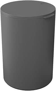 Coza - Lixeira com Tampa Serene 5L - Cinza Chumbo