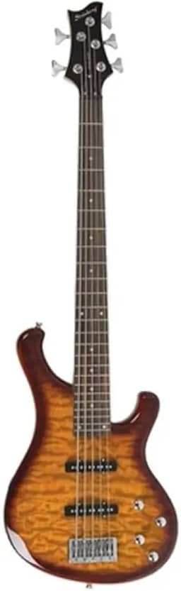Baixo 5 Cordas Ativo Sab500 Vintage Sunburst Strinberg