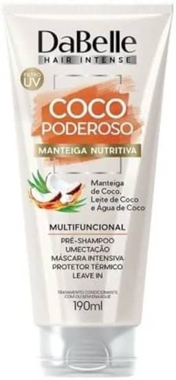 Dabelle Manteiga Capilar Coco Poderoso 190Ml (1001332)