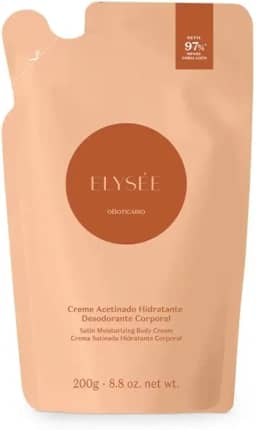 O BOTICARIO ELYSEE CREME ACETINADO HIDRA DES CORP REFIL 200g