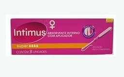 Intimus Absorvente Interno Sport Super, 1 pacote com 8 unidades