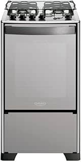 Fogão 4 Bocas Dako Magister Style Mesa Inox Espelhado Bivolt