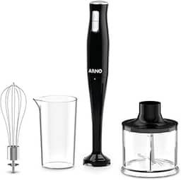 Mixer Arno TurboMix Pro 400W MX31, 3 em 1 com Processador de 600ml, Batedor para Claras e Copo Medidor de 500ml, Versátil, Potente e Prático, 110V