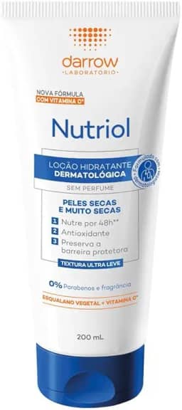 Darrow Nutriol Hidratante Sem Perfume 200Ml Nova Fórmula -