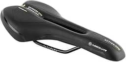 Selim Banco Absolute Atletic Vazado Absolute Mtb Bike, Preto, 28cm