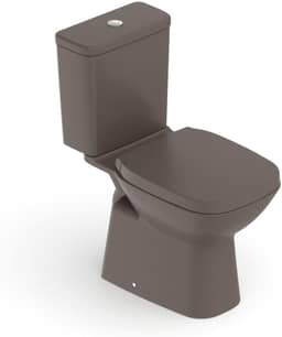 ROCA Kit Vaso Sanitário com Caixa Acoplada e Assento Soft Close Gap Debba Classic,