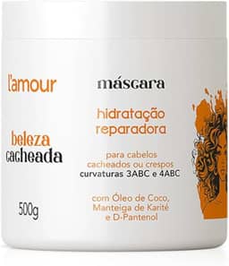 Máscara L’Amour Beleza Cacheada Hidratação Reparadora – Cachos Macios e Definidos