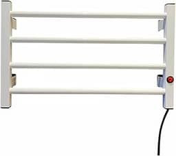 Toalheiro Elétrico 4 Barras com Seletor de Voltagem 110/220V (Branco)