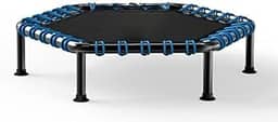 Jump Cama Elastice Trampolim Academia 150kg Elastica Trampoli Mini Elástica Com Aro De Reforço