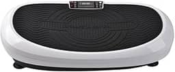 WCT FITNESS Plataforma Vibratória Pro 220V - 30 Níveis de Velocidade - Branco e Preto - Controlo Remoto