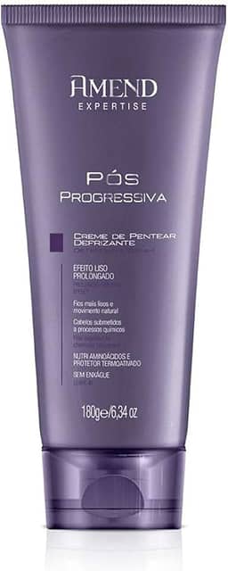 Amend Creme De Pentear Defrizante Pós Progressiva 180 G