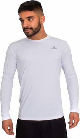 Camisa Dry Basic LS Muvin – Manga Longa – Masculina – Proteção Solar UV50 – Camiseta Para Academia – Treino Funcional – Pilates – Yoga – Corrida – Ginástica – Fitness – Caminhada – Secagem Rápida
