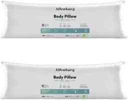Kit 2 Travesseiro Almofada De Corpo 130x40cm Altenburg