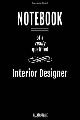 Notebook for Interior Designers/Interior Designer: awesome handy Note Book [120 pages blank dotted dot grid paper]