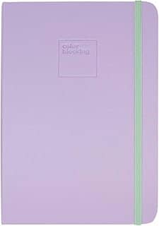 Caderneta Pontilhada Candy Colors 80 folhas em Papel Marfim 90g/m² (Capa Lilás/Verde-Menta | 14,5x21cm)