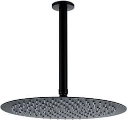 Pingoo.casa, Ducha Chuveiro de Teto Redondo Aço Inox 304 30cm Curuá - Preto