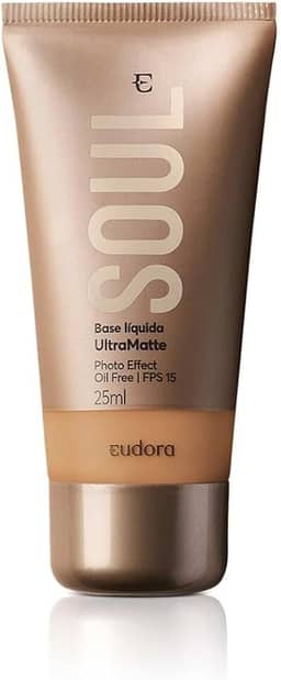 Eudora Base Líquida Soul Ultra Matte Cor 55 25ml