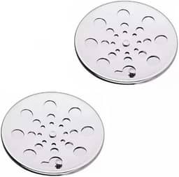 Kit 2 Unidades Ralo (tampa) Grelha Redondo 10x10 Abre e Fecha em Aço Inox - LOJA ROCCAMARE