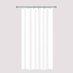 Cortina para Box de Banheiro em PVC 138x198cm Branca Impermeável Antimofo com Ganchos