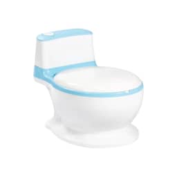 Privadinha Troninho Infantil Ohana Baby – Penico Simulador de Vaso Sanitário com Assento de Espuma Macio e Confortável, Base Antiderrapante, Compartimento para Lenços, Para Desfralde de 1 a 6 Anos (Azul)