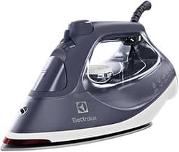 Ferro de Passar Seco e vapor Electrolux antiaderente base ceramica vapor vertical extra 2000W azul marinho ESI60 220v
