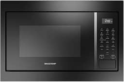 Micro-ondas Brastemp de Embutir 32 Litros Preto com 18 Receitas Pré-Programadas e Design Sofisticado - BM146AE 110V