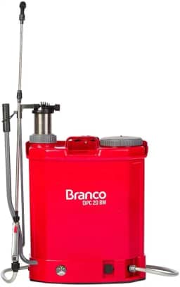 Pulverizador Costal Bateria 21 Litros Bpc20bm Branco