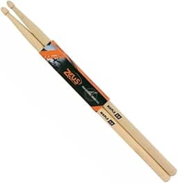 Baqueta 5B Zeus Original Ponta Madeira Maple 5B Par