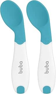 Buba Kit Colher De Treinamento Termossensível Azul -