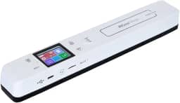 IRIScan Book scanner portátil bateria sem fios - v7: digitalizar documentos A4, editor de PDF gratuito, digitalização para Word, PDF, XLS, cartão SD, digitalização via USB, Win Mac