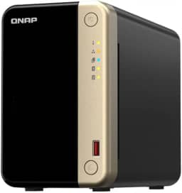 STORAGE NAS QNAP 2 BAIAS INTEL CELERON N5095 4 CORE, 2.9GHZ, 8GB, 2x 2.5 GBE TORRE- TS-264-8G-BR