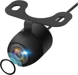 Câmera de Ré Automotiva Borboleta Universal HD Prova d’Água Estacionamento Noturna LED Frente Traseira Colorida Instalação Fácil Multimarcas Veicular