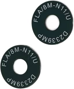 Lente de câmera traseira OEM compatível com Motorola Moto Edge 2024 XT2045 XT2405-1 2 peças/conjunto