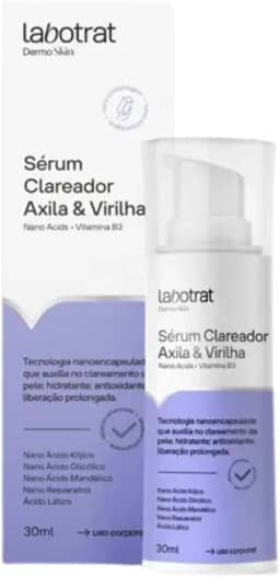 Labotrat Serum Clareador De Pele Clareia Manchas Virilha E Axila Renovação Celular Tecnologia Nanoencapsulada Antioxidante 30Ml